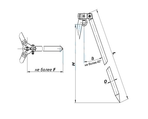 Тренога перегрузочная ТПГ-2000