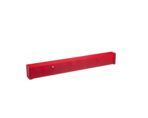 Короб откидной Стелла-техник F-600-9 , 600х68х78мм, 9 ячеек, красный, прозрачный