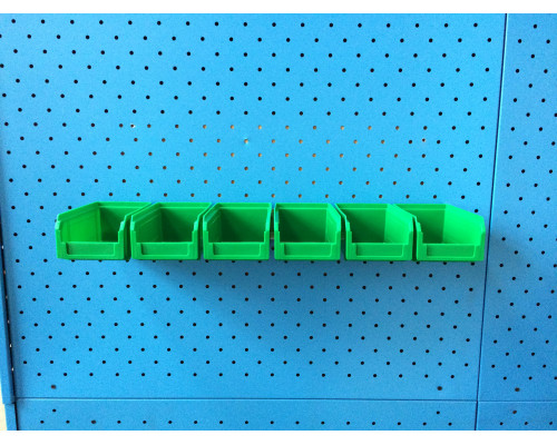 Органайзер настенный Стелла-техник V-1-650-зеленый , 6 ящиков V-1