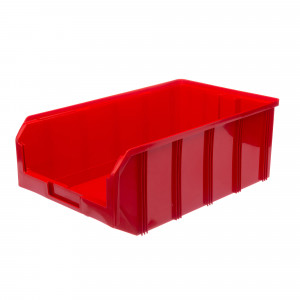 Пластиковый ящик Стелла-техник V-4-красный 502х305х184мм, 20 литров