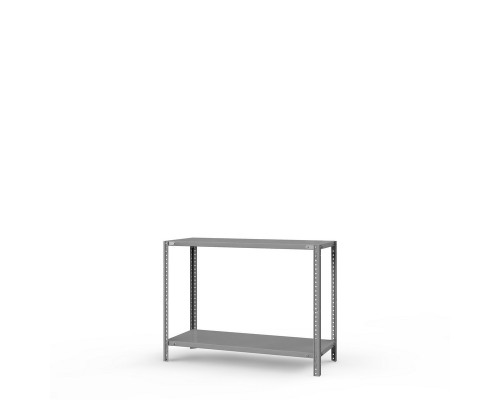 Стеллаж металлический ТС Лайт, 1000x700x500 мм. Полки: 2 шт. метал.