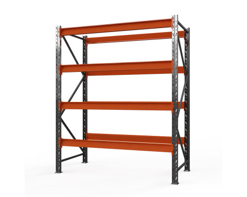 Стеллаж металлический Оптима, 3500x2500x785 мм. Ярусы: 4 шт. без настила