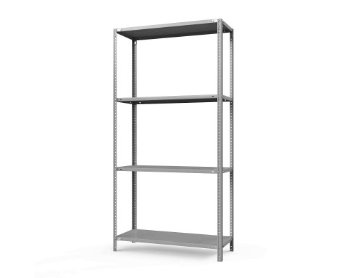 Стеллаж металлический ТС Лайт, 2200x1200x300 мм. Полки: 4 шт. метал.