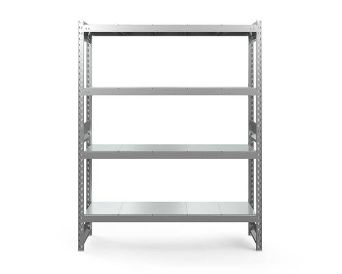 Стеллаж грузовой СГ Ультра (2500х1800х600 мм) 4 яруса, цинк