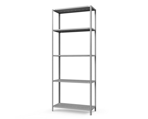 Стеллаж металлический ТС Лайт, 2500x700x600 мм. Полки: 5 шт. метал. перф.