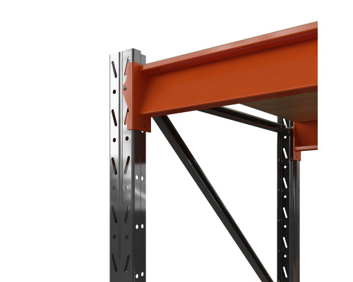 Стеллаж металлический Оптима, 3000x1530x785 мм. Ярусы: 3 шт. фанера