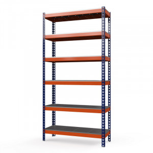 Стеллаж металлический Профи-Т 3000x1845x500 мм. Ярусы: оцинк. мет. перф.  6 шт.