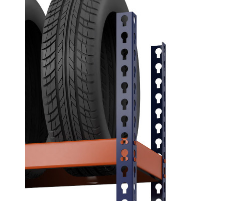 Стеллаж металлический Профи-Т для шин 2500x1540x500 мм. Ярусы:   4 шт.