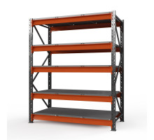 Стеллаж металлический Оптима, 2500x1250x785 мм. Ярусы: 5 шт. метал.