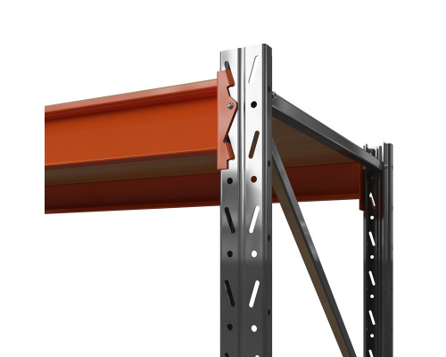 Стеллаж металлический Оптима, 2000x2500x785 мм. Ярусы: 2 шт. фанера