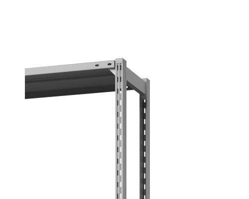 Стеллаж металлический ТСУ Универсал, 3000x760x600 мм. Полки: метал. усил. 6 шт.