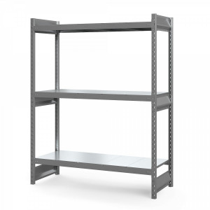 Стеллаж грузовой СГ Ультра (2500х1500х800 мм) 3 яруса, цинк