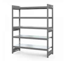 Стеллаж грузовой СГ Ультра (2500х1500х800 мм) 5 ярусов, цинк