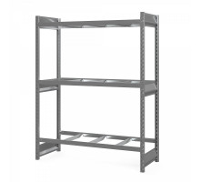 Стеллаж грузовой СГ Ультра (2000х1800х500) 3 яруса, без настила, для шин, дисков, колес