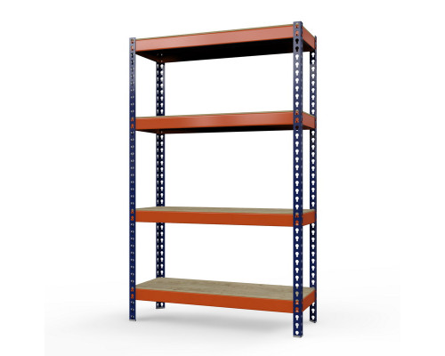 Стеллаж металлический Профи-Т 2500x1845x500 мм. Ярусы: фанера усил. 4 шт.