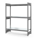 Стеллаж грузовой СГ Ультра (2500х2100х500 мм) 3 яруса, цинк