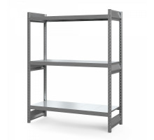 Стеллаж грузовой СГ Ультра (2500х1800х500 мм) 3 яруса, цинк