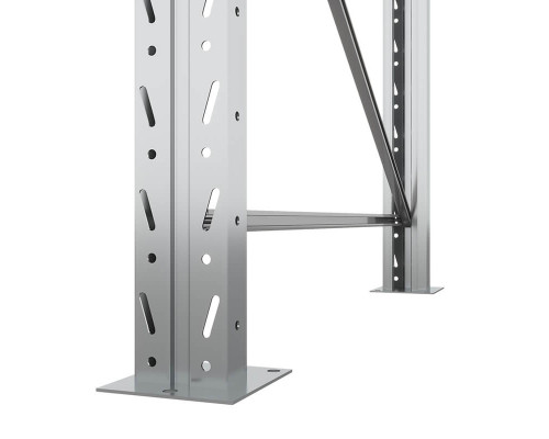 Стеллаж металлический паллетный (2000х1800х1100 мм), 1 ярус