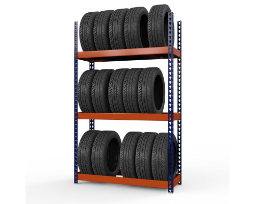 Стеллаж металлический Профи-Т для шин 2000x1540x500 мм. Ярусы:   3 шт.