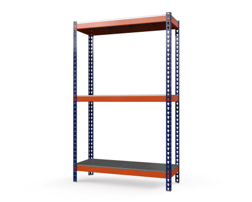 Стеллаж металлический Профи-Т 2000x1540x455 мм. Ярусы: оцинк. мет. усил. 3 шт.