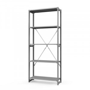 Стеллаж металлический ТСУ Универсал, 2500x760x400 мм. Полки: метал. 5 шт.