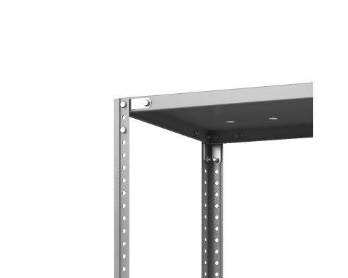 Стеллаж металлический ТС Лайт, 2200x700x800 мм. Полки: 4 шт. метал. перф.