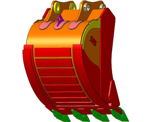 Скальные ковши (RD) для экскаваторов 44-52 тонн