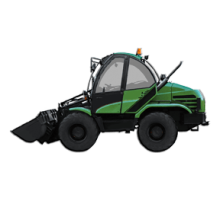 Погрузчик универсальный с телескопической стрелой АМКОДОР 527