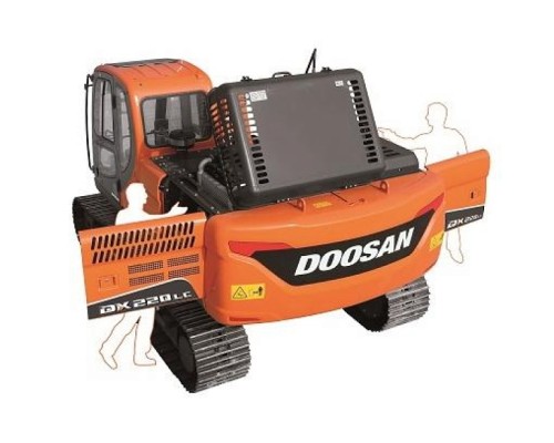 Гусеничный экскаватор DEVELON DX220LC-7M