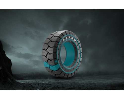 18X7-8 BOSON 16H SOLID (SH) без бурта — цельнолитая шина для вилочного погрузчика