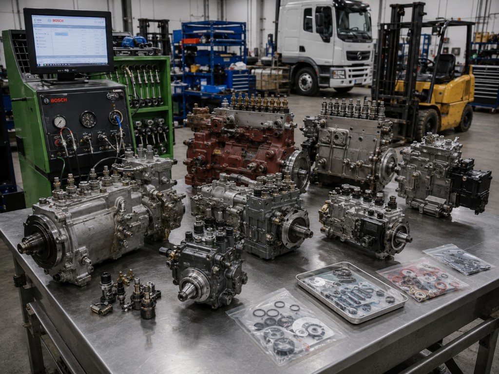 Восстановление ТНВД Bosch CP1/CP3/CP4, Denso HP3/HP4, ЯМЗ, КАМАЗ на стенде Bosch